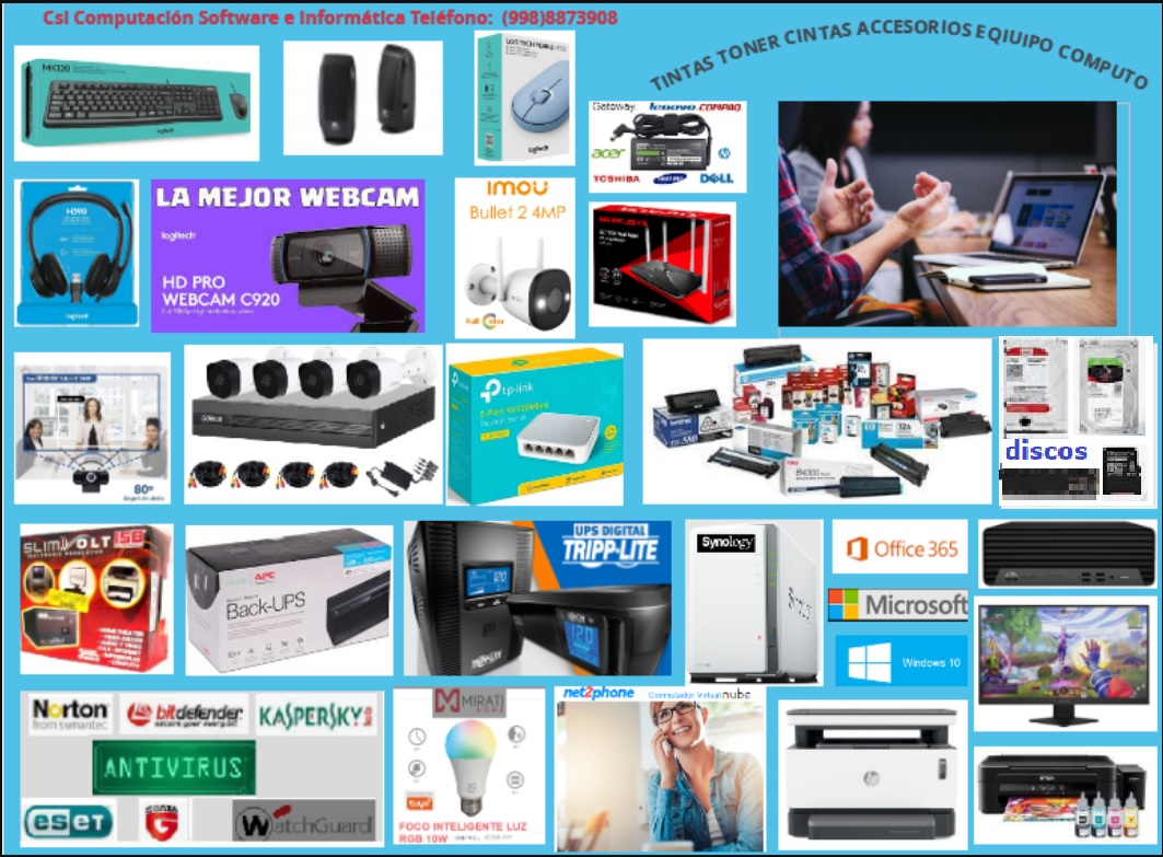 Venta de computadoras, impresoras y accesorios en Cancún - CSI Computación