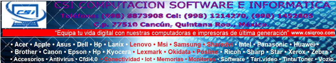 Soporte técnico, antivirus Kaspersky, ESET y accesorios de computación en Cancún Quintana Roo
